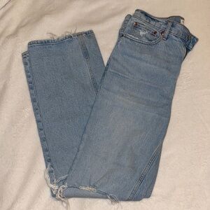 Abercrombie & Fitch Light Blue Straight Leg Jeans